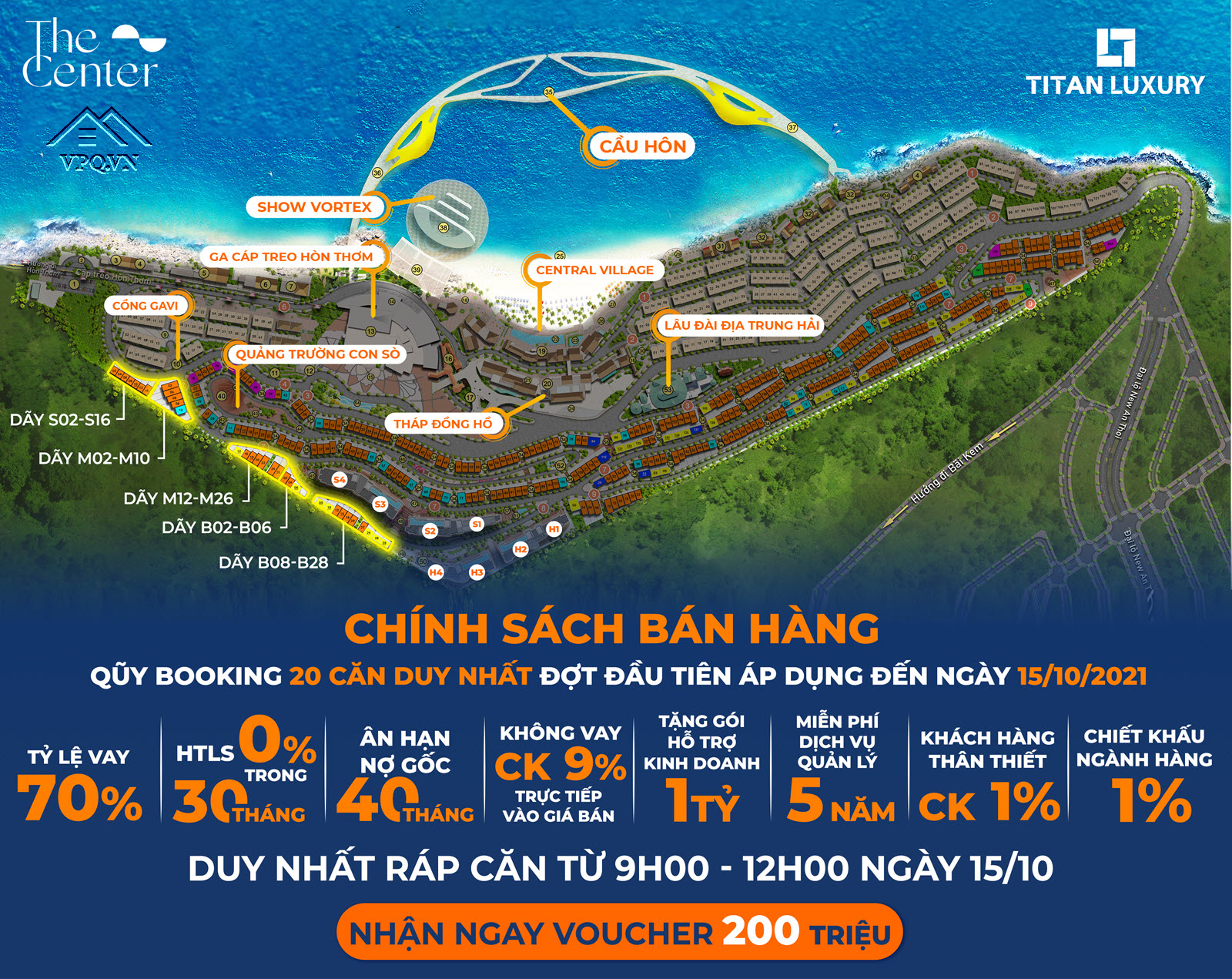 Chính sách bán hàng siêu ưu đãi cho nhà đầu tư lựa chọn The Center